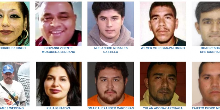 Quiénes son los 10 fugitivos más buscados por el FBI