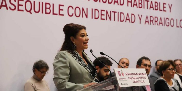 Clara Brugada presentó 14 acciones para enfrentar gentrificación en CdMx