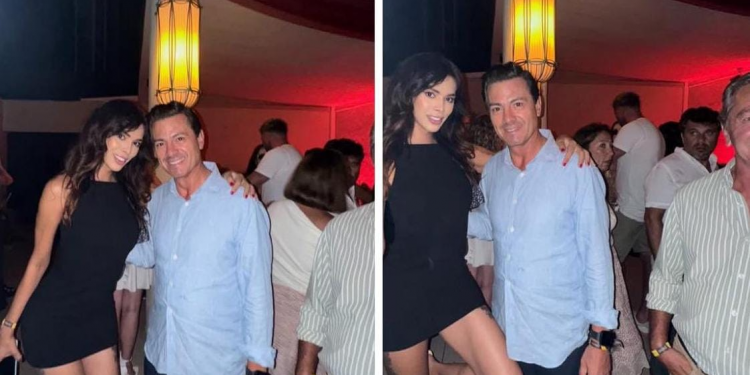 Peña Nieto reaparece con modelo trans