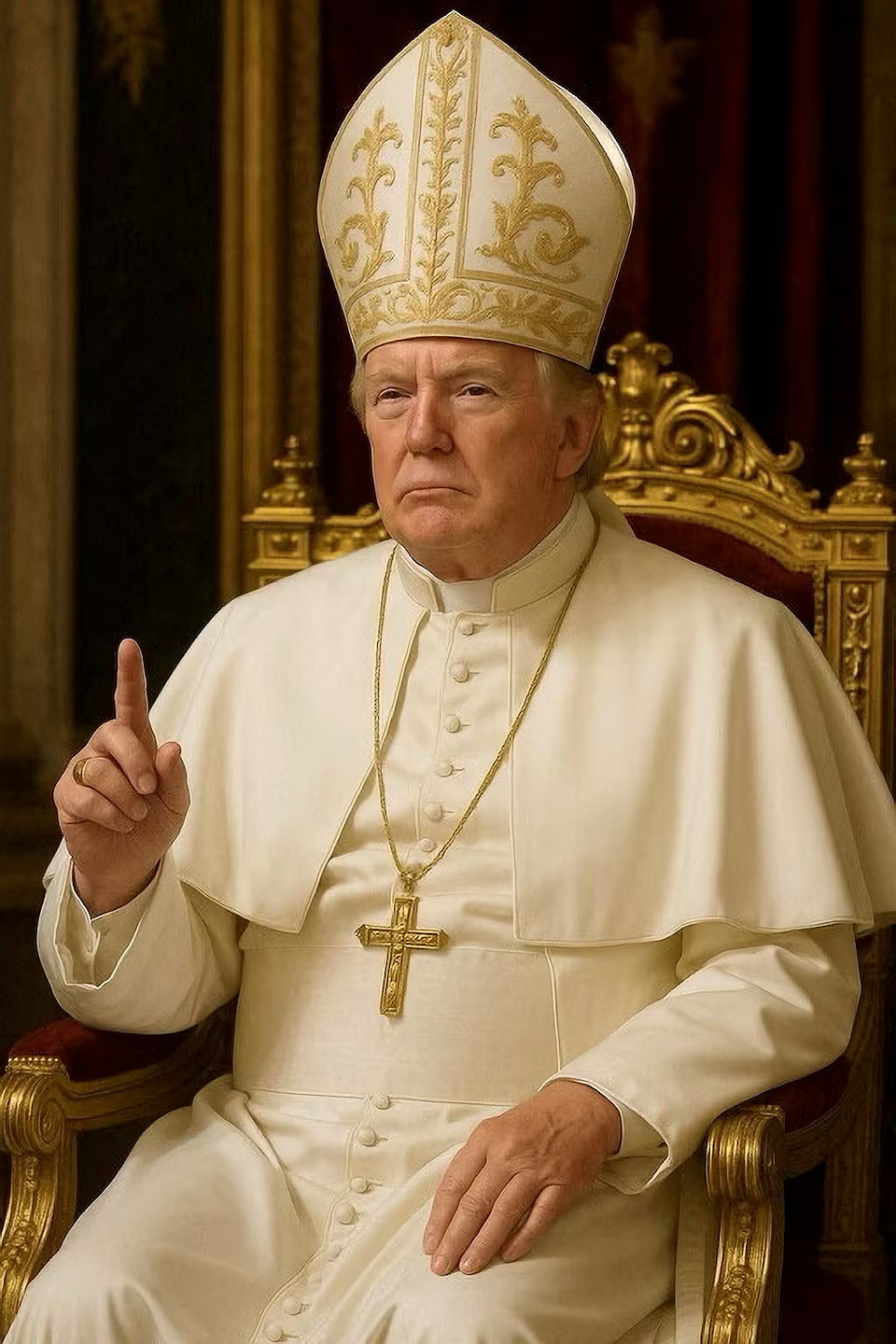 Imagen de Trump con traje de Superman