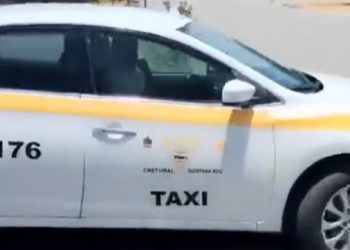 Taxistas vándalos en Chetumal provocan incidente al pinchar llantas frente a McDonald’s