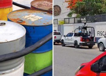Dos 'huachicoleros' detenidos en subestación de CFE en Cancún; lo que se sabe
