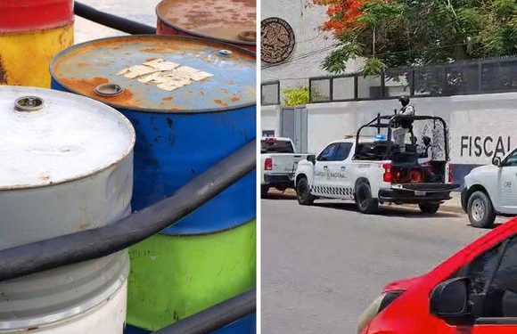 Dos 'huachicoleros' detenidos en subestación de CFE en Cancún; lo que se sabe