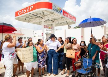 Gasera de Villas del Sol seguirá clausurada tras resolución del TJAAQROO, afirma Estefanía Mercado.