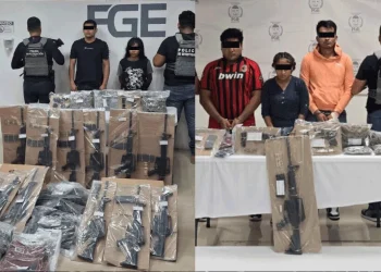 Incautan droga y poderoso arsenal en Playa del Carmen