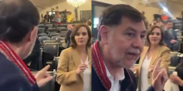 Noroña y Lilly Téllez se enfrentaron en el Congreso: tremendo choque