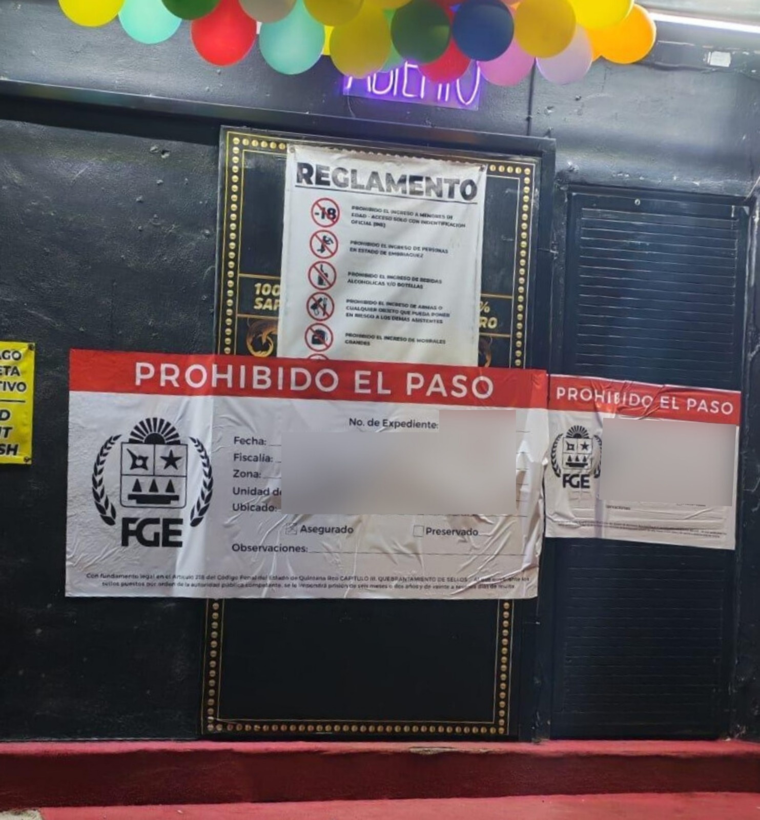 Evidencia y aseguramiento del inmueble