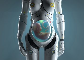 robot embarazado de China