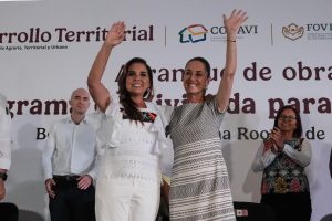 •Gira presidencial por Cancún: Mara y Sheinbaum unidas por el cambio en Quintana Roo