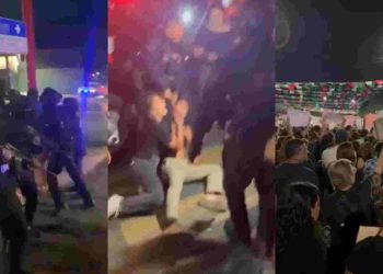 Abuso policial durante protesta por maltrato animal opaca Grito de Independencia en Santa Catarina, Nuevo León