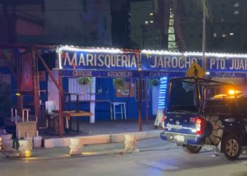 Balacera en marisquería en Cancún