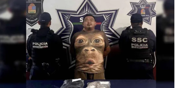Detienen a sujeto con 60 dosis de marihuana en la carretera Cancún–Tulum