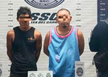 Riña callejera en la colonia Colosio de Playa del Carmen termina con dos detenidos