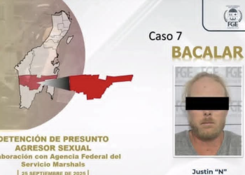 Detienen en Bacalar a presunto agresor sexual infantil buscado en Estados Unidos