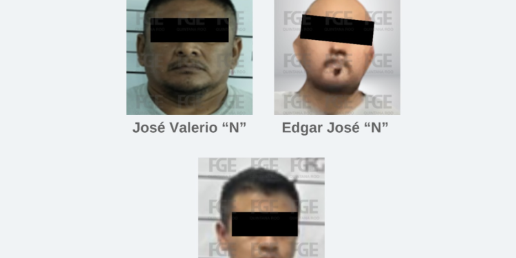 Detienen a tres hombres por presuntos delitos sexuales en Quintana Roo