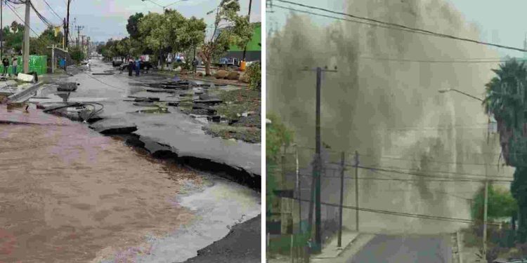 Ruptura en acueducto en Tijuana; 632 colonias sin agua por 72 horas