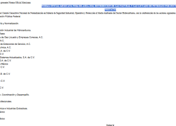 ASEA publica NOM sobre gas natural