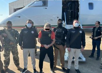 Hernán ‘N’ llega a México tras ser expulsado de Paraguay; será trasladado a “El Altiplano”