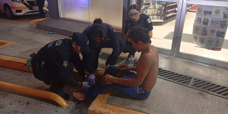 baleado en la colonia Proterritorio en Chetumal