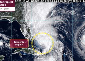 Se forma tormenta tropical Imelda cerca de Florida; no representa peligro para México