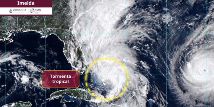 Se forma tormenta tropical Imelda cerca de Florida; no representa peligro para México