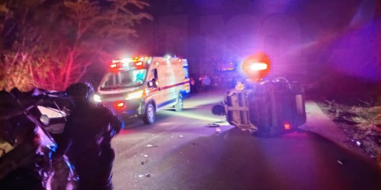 Accidente en el tramo Dziuché–Tihosuco deja una persona lesionada