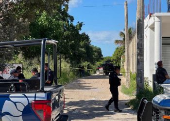 Hallan restos humanos en bolsa negra en Cancún