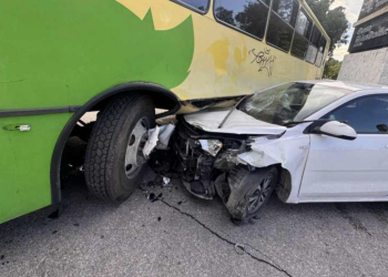 Fuerte accidente en Playa del Carmen