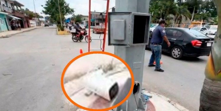 Impacto de cámara lesiona a un obrero en Felipe Carrillo Puerto