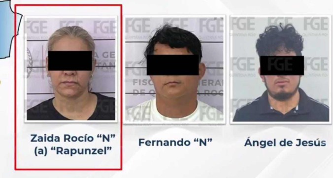 Capturan a ‘La Rapunzel’ en Cancún