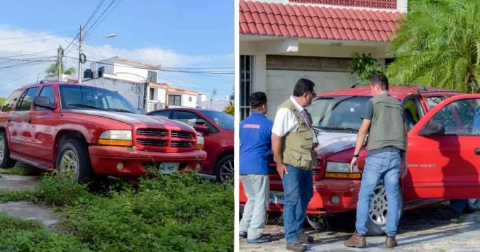 Retiran vehículos abandonados en la Supermanzana 26 de Cancún