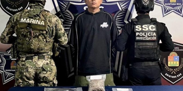 Capturan a narcomenudista en Cancún