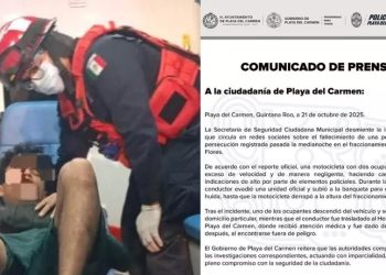 Desmienten muerte tras persecución en Playa