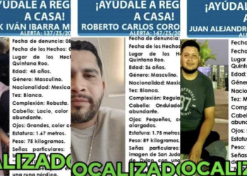 Localizan con vida a tres hombres de Nayarit tras privación ilegal de la libertad en Chetumal