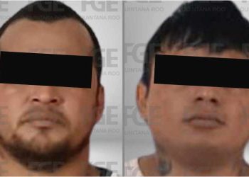 Detienen a dos por extorsión en Supermanzana 63