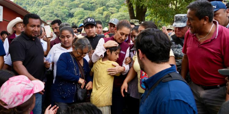 recorrido de Sheinbaum en Hidalgo