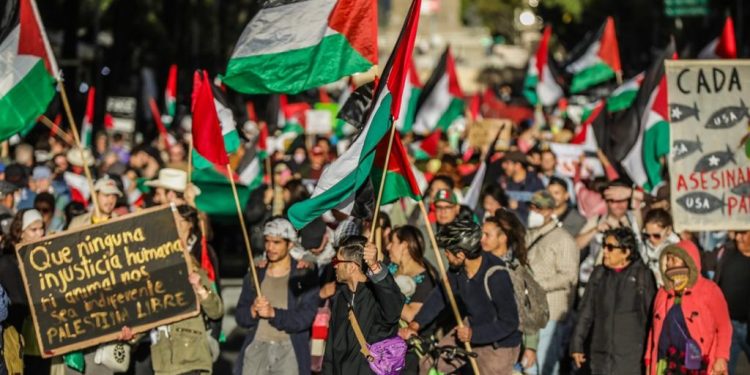 Vandalismo en Cancillería