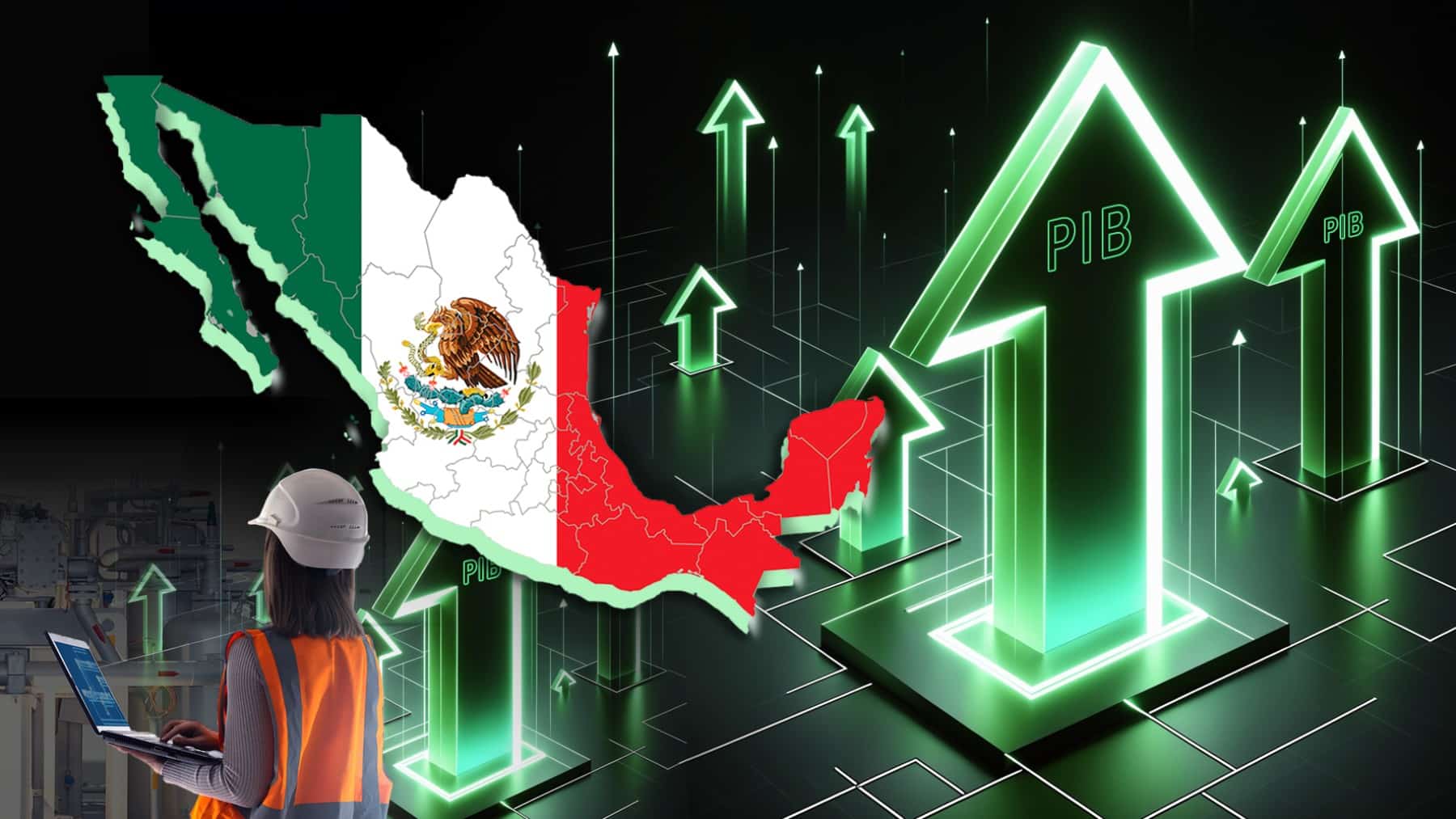 Contracción del PIB de México este 2025