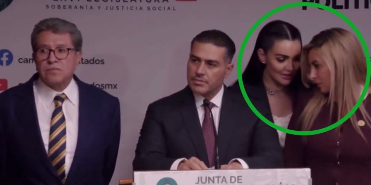 Legisladoras ridículas de Morena pelean por aparecer junto a García Harfuch