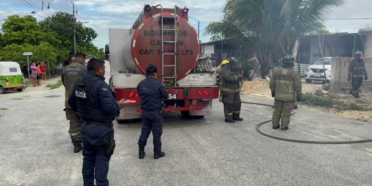 Incendio consume vivienda en la Región 247