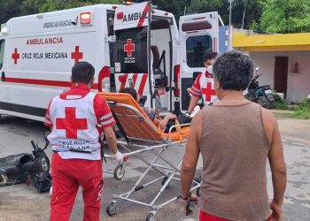 Estudiante de Conalep es embestido por una camioneta en Felipe Carrillo Puerto