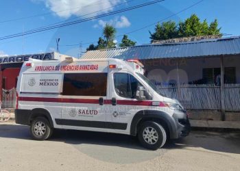 Joven fallece por presunto infarto dentro de su domicilio en José María Morelos