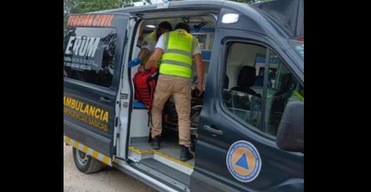 Trabajador sufre caída desde una palapa en el asentamiento irregular “Las Torres”