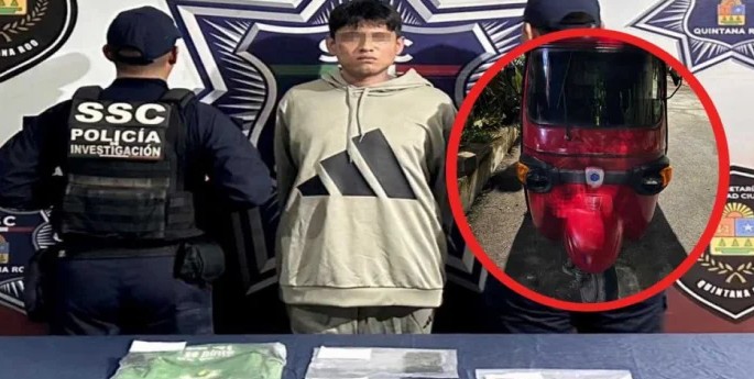 Detienen a hombre por presunto narcomenudeo en la supermanzana 251 de Cancún
