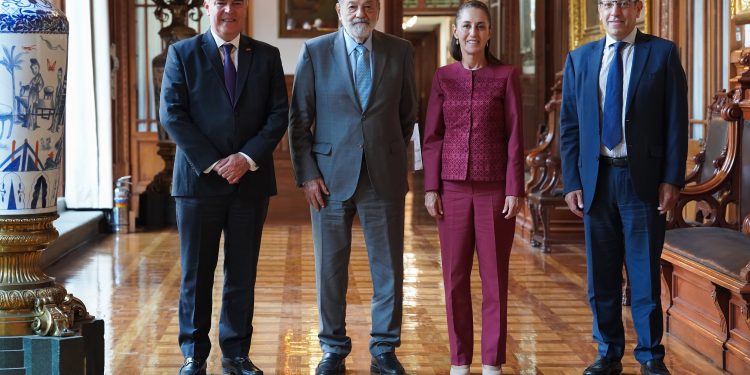 encuentro de Claudia Sheinbaum con Carlos Slim