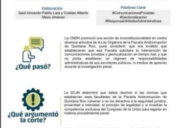 FGE local no podrá espiarte: SCJN limita poderes de la Fiscalía Anticorrupción de Quintana Roo