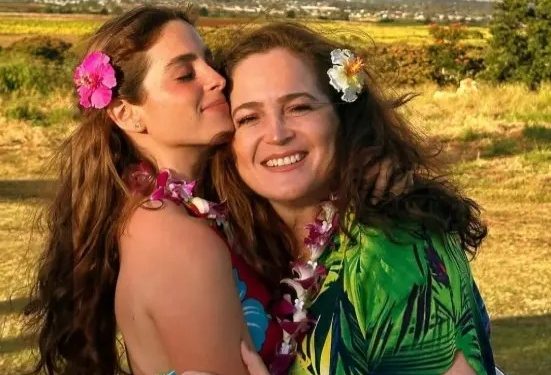 Fátima Bosch y su madre