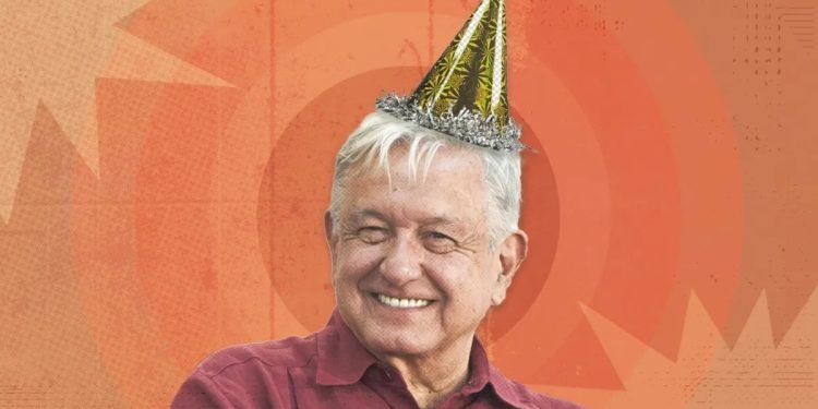 festejan al exmandatario