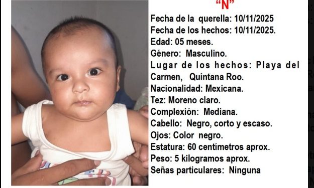 Robo de bebé en Playa del Carmen