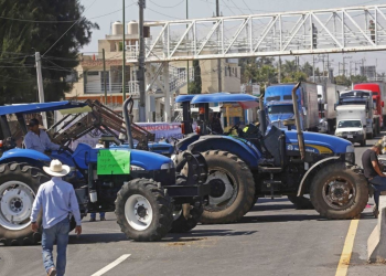 bloqueo de agricultores en México